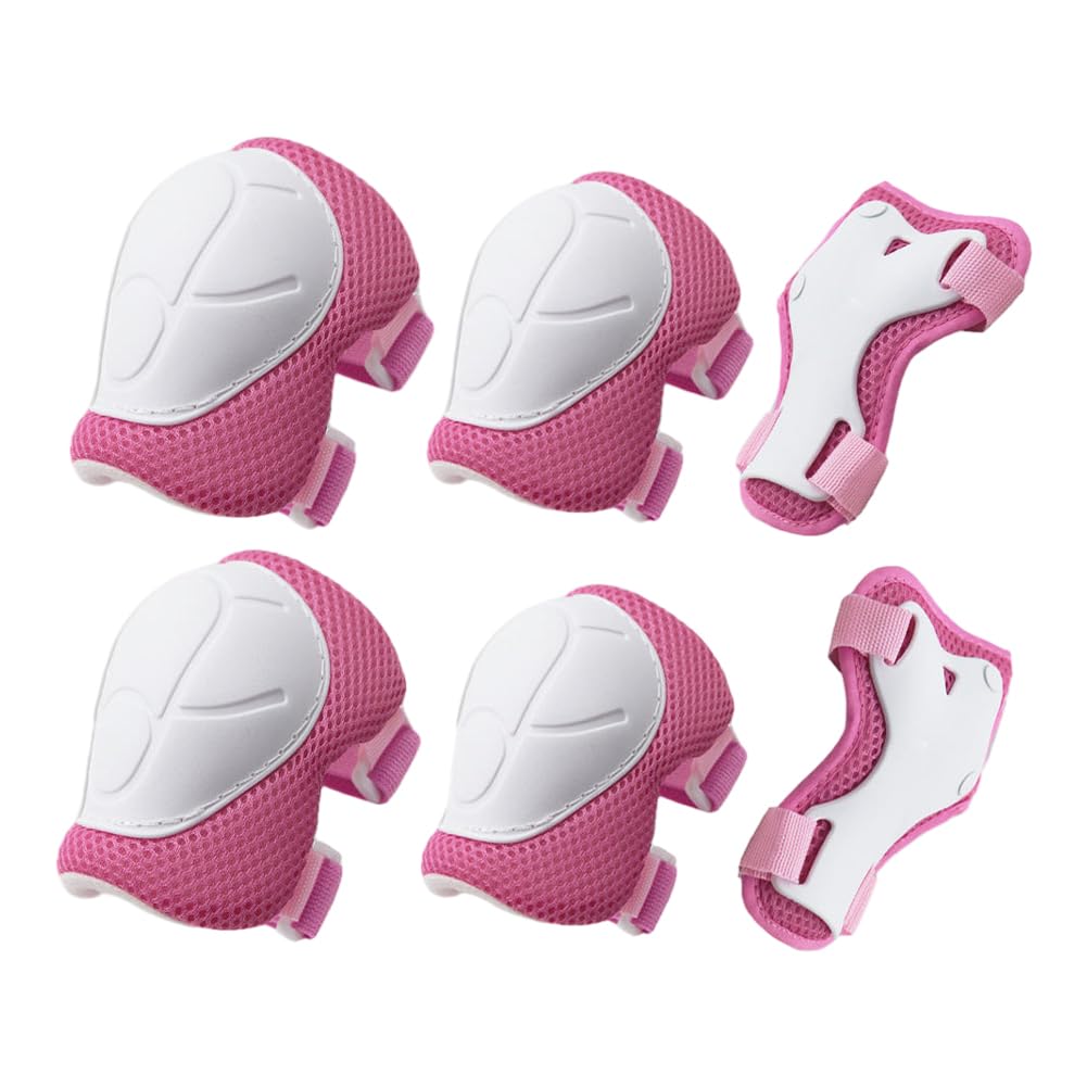 キッズバイク　肘膝当ておつけします！ Amazon | キッズ 保護ギア 膝パッド 肘パッド 6点セット 5色 安全保護